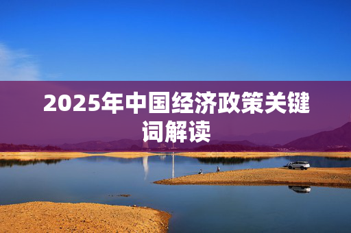 2025年中国经济政策关键词解读