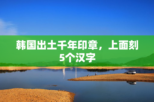 韩国出土千年印章，上面刻5个汉字