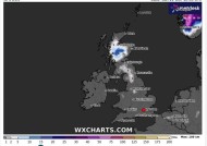 英国气象局发布预警，英国气象地图显示本周末英国人将在哪里看到雪