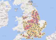 英国洪水泛滥：在降雪和大雨后对司机发出警告