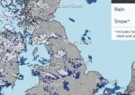 英国气象局发布最新的“白色圣诞节”降雪地图，显示英国哪些地区将被大雪覆盖